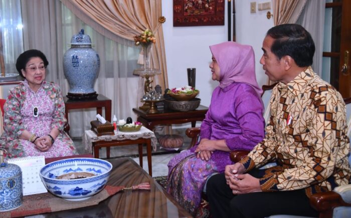 Momen Lebaran, Presiden Jokowi Sowan Megawati di Kediamannya
