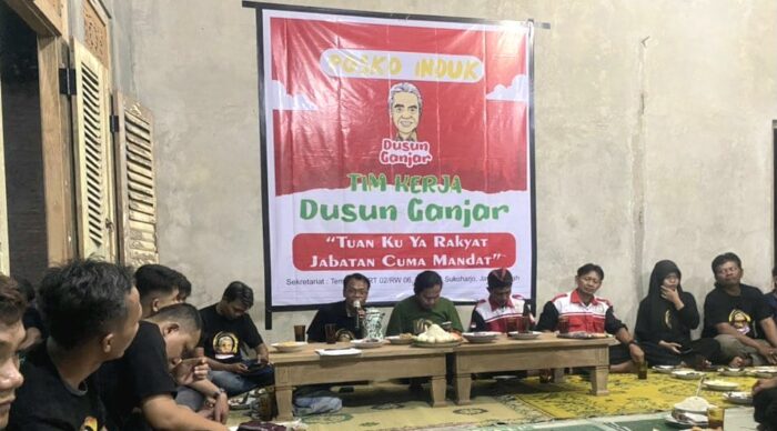 Posko Dusun Ganjar, Cara Baru Relawan Galang Dukungan Capres di Sukoharjo