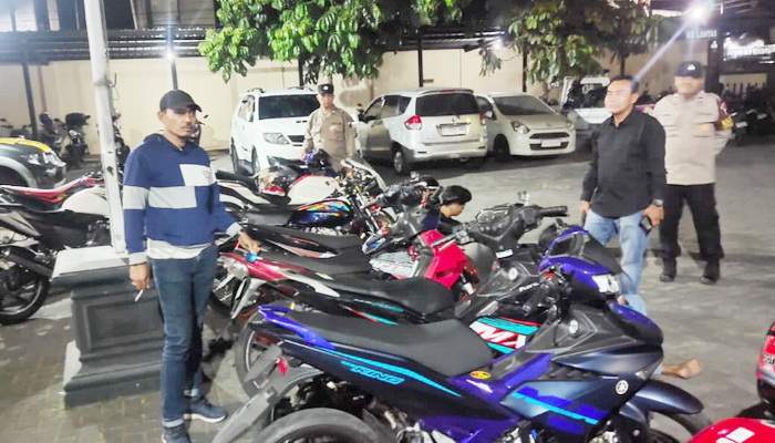 Bikin Resah, 20 Motor Knalpot Brong Diamankan Polisi di Kartasura