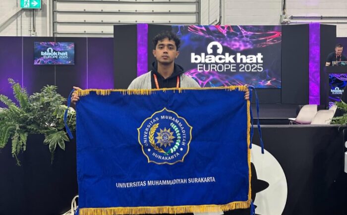 Mahasiswa UMS Tembus Black Hat Europe London, Bawa Inovasi Virtual Lab Keamanan Siber