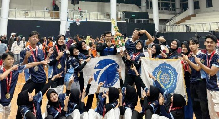 Taekwondo UMS Bersinar di Pentas Nasional, Raih 13 Emas dan Juara Umum II