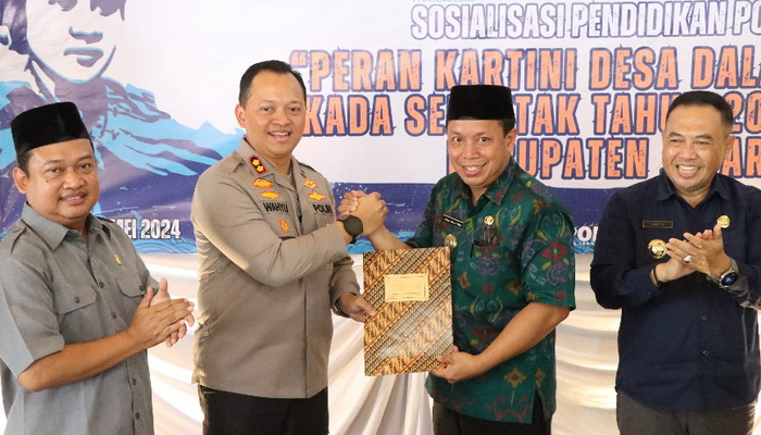 Kapolres Jepara Canangkan Desa Tegalsambi Sebagai Kampung Kartini Tangguh