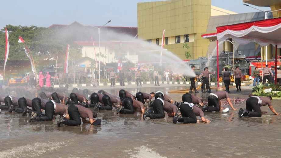 39 Anggota Polres Sukoharjo Naik Pangkat di Hari Bhayangkara ke-78