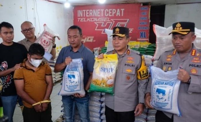 Polda Riau Ungkap Pengoplosan 9 Ton Beras Reject di Pekanbaru, Satu Tersangka Ditangkap