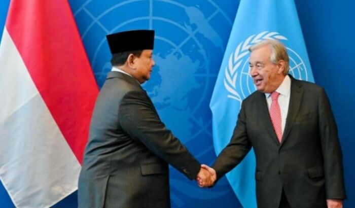 Presiden Prabowo Bahas Situasi Gaza Saat Bertemu Sekjen PBB di New York
