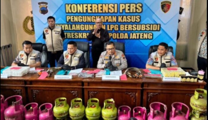 Jelang Ramadhan, Polda Jateng Bongkar Sindikat Penyalahgunaan LPG Subsidi di Semarang
