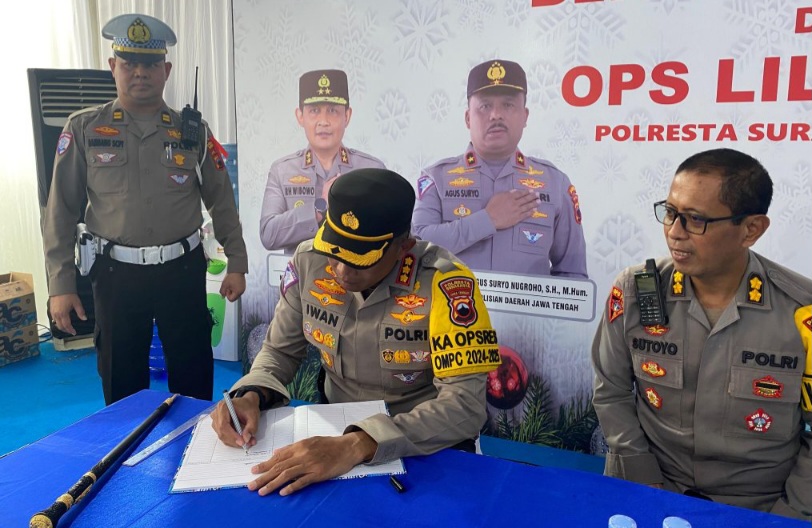 Pos Nataru di Kota Solo Belum Sesuai SOP, Kapolresta Minta Ada Perbaikan